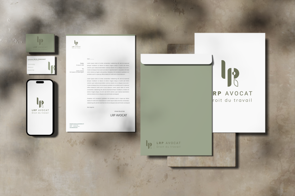Identité visuelle LRP Avocat : LRP Avocat, droit du travail